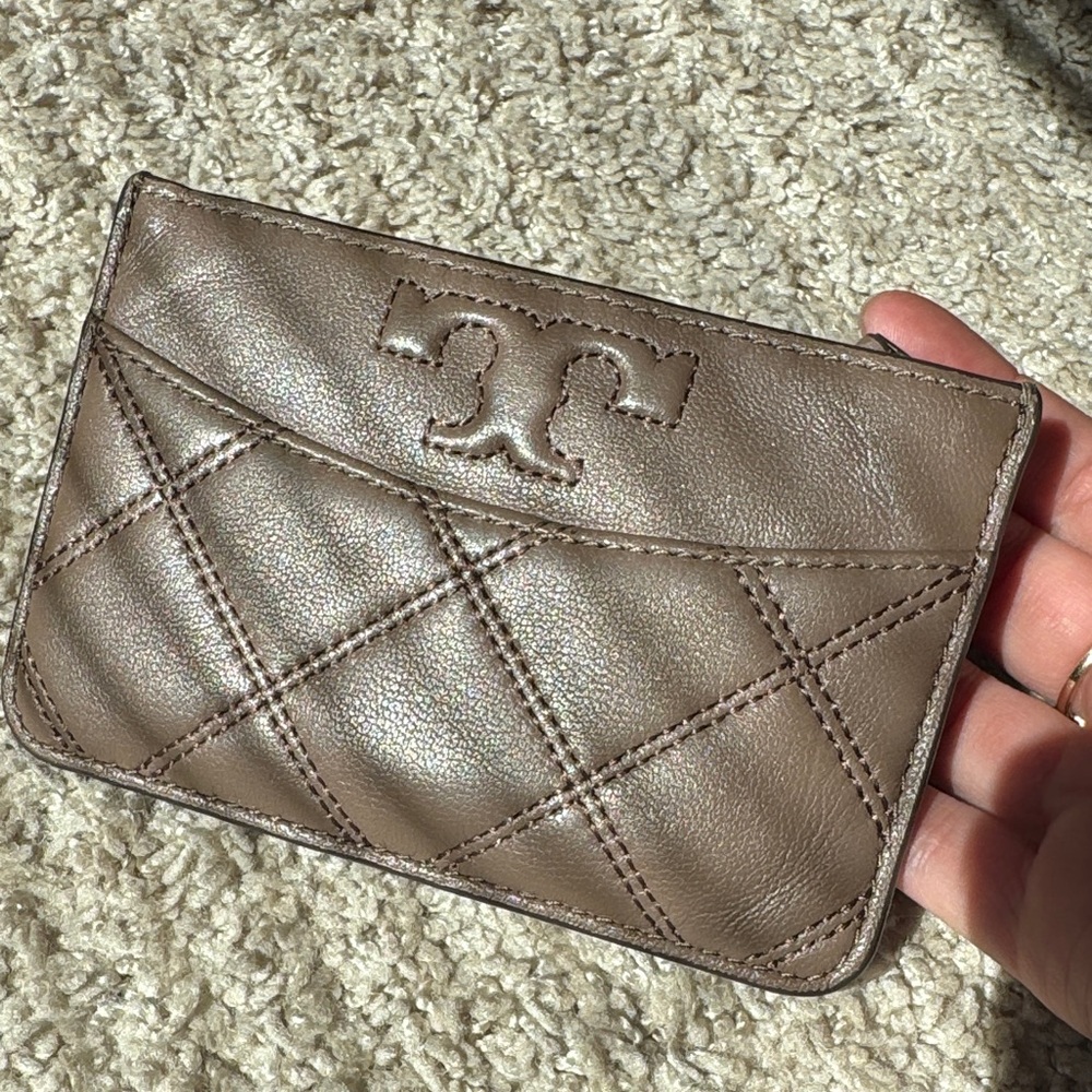 Tory Burch Brown Card Holder